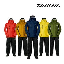 다이와 DR-3822 레인 슈트 22년 우비 낚시복, 레드