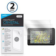 Garmin Aera 660 Screen Protector BoxWave [ClearTouch Crystal (2-Pack)] HD Film Skin - Shields From, 1, Crystal Clear