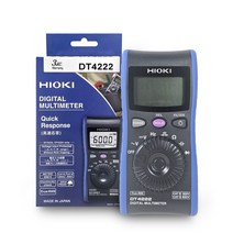 히오키 디지털 멀티 테스터기 DT-4222 전류 전압 저항 측정용 전기테스터기 전압테스터기, 1개
