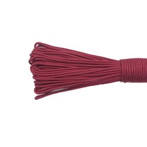 페러글라이딩 장비 체험 가격직경 원 스탠드 코어 생존 낙하산 코드 끈 캠핑 등반, 딥 레드, 100미터