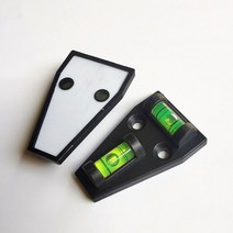 정확한 레이저 레벨기 44.5*28*10mm 2 pc 미니 t 형 스피릿 레벨 버블 삼각형 측정 키트 diy 수직 수평, 01 2PC