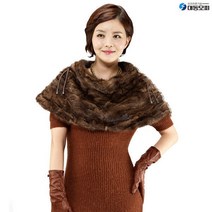대한민국 모피 1세대 (홈쇼핑방영) 대동모피 8531 워머_브라운