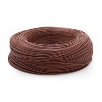 전선 PVC 절연 램프 조명 구리 케이블 LED DIY 라인 600V 2M/5M 24 22 20 18 16 14 12 10 8 AWG UL1015, 09 Brown_01 5m_07 10AWG