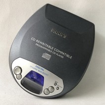 레트로 벽걸이 CD 플레이어 휴대용 투명 CDP 특별 워크맨 앨범 고음질 디스크, 필립스 다크 그레이 98 신제품
