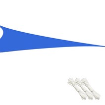 HK.sell 굿라이프 생활 타프 HDPE 메쉬 삼각 3X4X5m, 블루