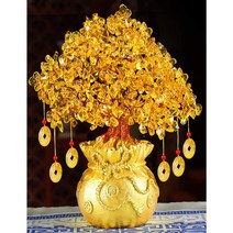 EVSOUMAC FORSVECN보석 십자수 비즈 DIY 인테리어 선물 40x50cm KQ, 1set, C_05금 나무(Round)