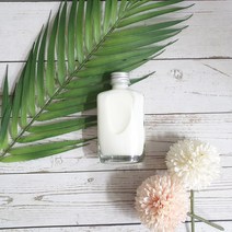 (유리병) 납작유리병C-100 알루미늄실버마개, 1개