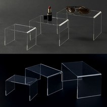 ㄷ자아크릴 악세사리진열대 받침대 탑디스플레이 매대, 대 210x130x130