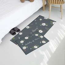 상상후 발매트+주방매트 SET 멜로디플라워, 단품