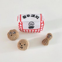 강아지 노즈워크 장난감 담요 브런치 노즈워크 분리불안증상 해소, 호두땅콩[장식가능]