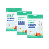 썸머패치 3팩 피크닉 썸머밴드 모기퇴치밴드 해충퇴치 스티커 모기패치, 피크닉 X3