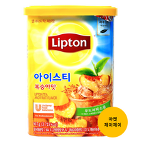 립톤 아이스티 믹스 복숭아맛, 23개, 1통, 907g