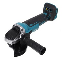 800W 18V 125mm 브러시리스 무선 임팩트 앵글 그라인더 Makita 배터리 용 가변 속도 DIY 전동 공구 절단기 폴리 셔, 협력사, 푸른, 100mm