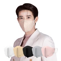 숨그림 KF94 컬러마스크 새부리형 2D 대형 100매 광희마스크, 화이트 대형 1박스 100매입