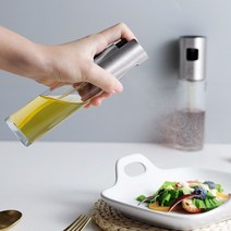 기름분무기 에어프라이어 트러플 올리브 오일 스프레이 양념통 식용유 뿌리는 펌핑 미스트, 글라스오일스프레이(200ml), 200ml, 1개