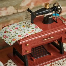 디작소 빈티지오르골 앤틱 재봉틀 오르골 데코 소품 장식, 선택완료