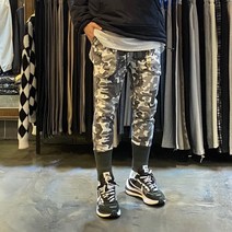 어썸블랑 겨울 방한바지 기모 밴딩 조거팬츠 양말워머 7컬러