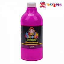 제이스토어 / 형광색 핑거페인트 키즈맘아트 낱색 형광보라 1000ml