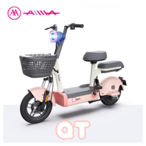 아이마 QT(그래핀 48V 13Ah 납산 48V 12Ah 45-55km), [납산배터리] 피치 핑크