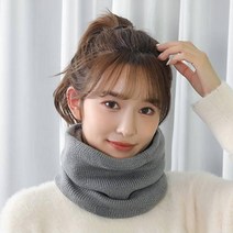 코지치 겨울 방한 기모 니트 넥워머 남녀공용