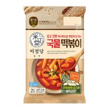 CJ더마켓 황금 레시피 밀키트 즉석 식품 홈파티 편의점 휴게소 즐거운동행미정당 국물떡볶이 튀김 매운 오뎅 국물 가래떡 로제 밀떡 치즈 401.2G, 5개