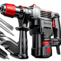 BAORO 함마드릴 초고출력 해머 뿌레카 콘크리트 드릴 전동 햄머 파괴함마 쁘레카, A세트