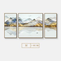 배산임수 그림 풍속화 진경산수화 할아버지 생신선물 복들어오는그림, M