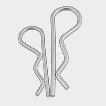다웰 핀 steel r type spring cotter pin wave 헤어 1세트, 20개, m7x150