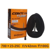 Continental Race 28 700C 사이클링 이너 타이어 프레스타 밸브 700x20c25c 프렌치 42mm 60mm 로드 바이크