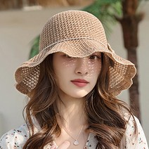 데이즈원 여성 여름 챙모자 여자 버킷햇 자외선차단 썬캡 밀짚모자