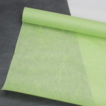 구름한지 닥운용지롤 54cm x 20m, 연두색
