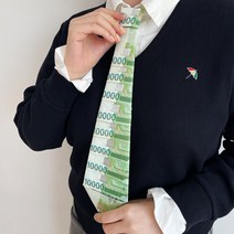 부모님 용돈 넥타이 화환 돈타이 만들기 DIY 3color [어버이날 아버지 생신 정년 퇴직 퇴사 현금 선물 포장 돈 이벤트], 화환리본, 네이비