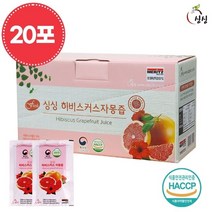 싱싱 히비스커스 자몽즙 1박스 20포, 없음, 100ml