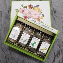 올레비엔 티백 허브차 4종 x 15p 티백세트 허벌 티 컬렉션, 1세트, 여성을 위한 티백 4종