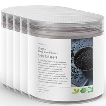 신서리티 유기농 검정 흑미쌀가루 100g, 5개