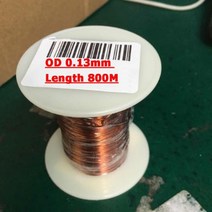 0.13mm - 1.25mm 에나멜 구리 와이어 자석 권선 코일 케이블 무게 100g, OD 0.13mm 800m_CHINA