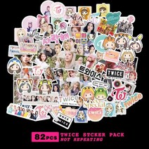 Kpop 걸스 스티커 팩 두번 IVE ITZY 사이의 앨범 1 2 귀여운 사진 팬 문구 라벨 선물, 82pcs Twice