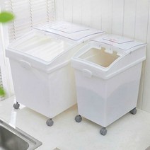 대형 밀가루 보관통 곡물 파우더 시리얼 분유 용기 통, 슬라이딩커버-20L