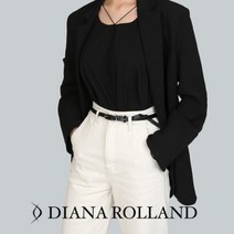 다이에나롤랑 천연 소가죽 레더 여자벨트