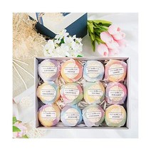 Bath Bombs Gift Set 12 packs，Rich in Essential Oil Fizzy Spa to Moisturize Dry Skins，Handmade Birthd