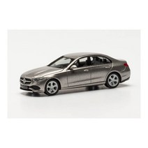 Herpa 430913 메르세데스 벤츠 C클래스 세단 (W206) Mojave Silver Metallic 자동차 모형 1:87 사이즈
