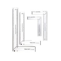 툴스탑 알루미늄 눈금 직각자 TST-AS 150mm 200mm 250mm 300mm 곡자, TST-AS300(300mm)