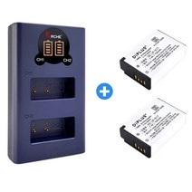 캐논 LP-E17 LCD 듀얼충전기+배터리2개 750D