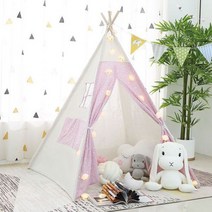 어린이 텐트 놀이 방 파티 게임 텐트 장난감 접이식 인디언 실내 게임 공주 인형의 집 집, 1.1m, 스타일 5