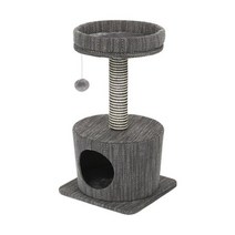 삼줄 냥이용 스크래쳐 2층 캣타워 고양이 휴식 놀이터, 색상:기본, 단품