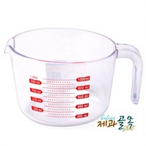 제과골목 PC계량컵 1000ml 비커 폴리카보네이트 전자레인지사용