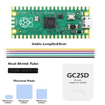 라즈베리 Picoboot Pi 보드 IPL 교체 닌텐도 게임 큐브 콘솔용 Modchip 및 SD2SP2 어댑터 GC2SD 카드 리, 06 with GC2SD-W