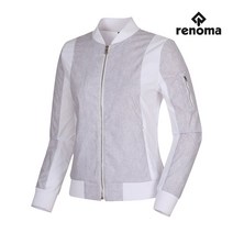 [레노마골프]여성 데님 프린트 집업 점퍼 RWJUJ5371-193