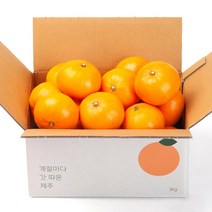 깨비농원 제주 천혜향, 1box, 천혜향 2kg 대과(5-8과)