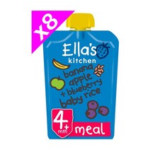 엘라스키친 블루베리 사과 바나나 라이스 120g x 8